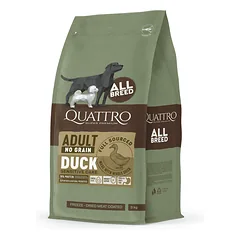 2 vnt. QUATTRO begrūdis su antiena visų veislių suaugusių šunų pašaras 3kg
