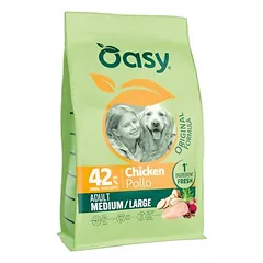 Oasy Adult Medium/Large su vištiena, sausas maistas šunims
