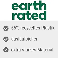 Earth Rated 120 šunų ekskrementų maišelių su rankenėle, Bekvapis — 3 nuotrauka