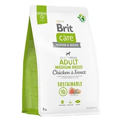 BRIT CARE SS Adult MB Chicken&Insect s.m. suaugusiems vid. veislių šunims su vištiena, 3 kg