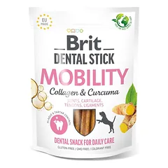BRIT Dental Stick Mobility ciberžolė ir kolagenas 251 g dantų skanėstas šunims, palaikantis judrumą