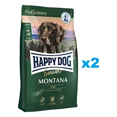HAPPY DOG Sensible Montana arkliena su bulvėmis 2 x 10 kg
