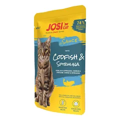 JosiCat Codfish in Sauce konservai katėms su menke padaže, 85 g