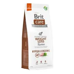 Brit Care Hypoallergenic Weight Loss Rabbit hipoalerginis sausas maistas šunims, kurie turi antsvorio, 12 kg