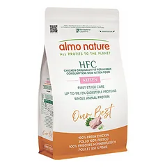 Almo Nature Cat HFC Our Best Kitten su vištiena, sausas maistas kačiukams 1,2 kg