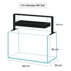 Aquael Ultrascape 60 Forest Set, 60x30x36 cm, 64,8 l — 5 nuotrauka