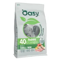 Oasy Monoprotein Adult Small/Mini sausas pašaras su triušiena mažų veislių šunims