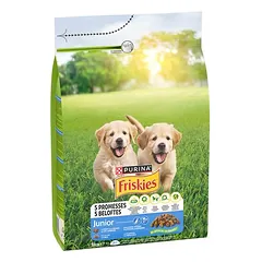Purina Friskies Junior su vištiena ir daržovėmis, sausas maistas šunims, 3 - 4,9 kg — 2 nuotrauka