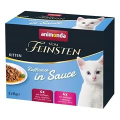 ANIMONDA Raffinesse Kitten 8x85g skonių rinkinys