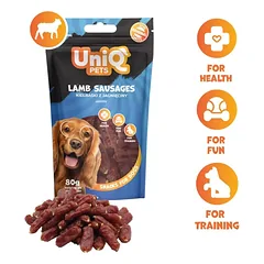 Uniq Pets Ėrienos dešrelės skanėstai 80g photo