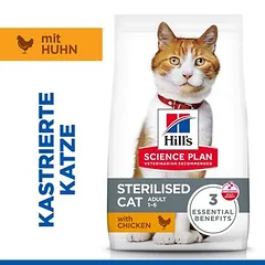 Hill's Science Plan Sterilised Cat Adult 1-6 su vištiena, sausas maistas katėms, 1,5 - 2,9 kg — 3 nuotrauka