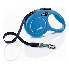 Flexi Classic juostelinis pavadis, XS, iki 12kg 3m, juostelinis, raudonos spalvos — 2 nuotrauka