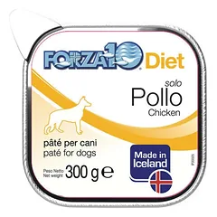 Forza10 Solo Diet Chicken konservai šunims su vištiena, hipoalerginiai, 300 g