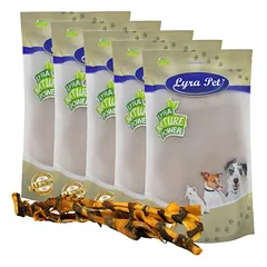 Lyra Pet® XXL jautienos galvos odos lazdos su prieskrandžiais apie 70 cm — 2 nuotrauka