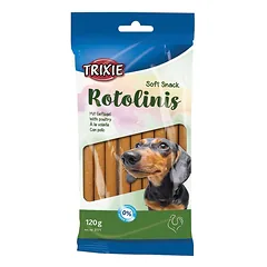 Trixie Rotolinis Poultry minkštos lazdelės šunims, 12 vnt., 120 g