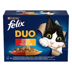 FELIX Duo Kaimo skonių želė; 12x85g