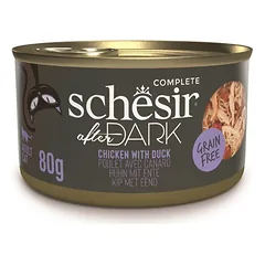 SCHESIR After Dark Vištiena sultinyje su antis 12x80 g drėgnas maistas katėms