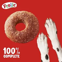 Frolic jautiena, morkos + grūdai, sausas maistas šunims — 5 nuotrauka