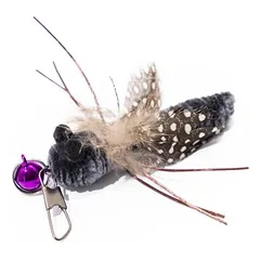 Canadian Cat Company kačių meškerės pakabukas Maža laumžirgė, L 6 x B 6 x H 1 cm - ruda — 5 nuotrauka