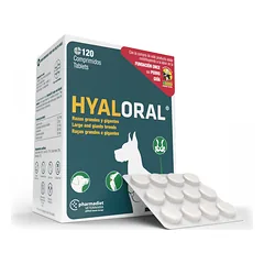 Hyaloral Giant N120 pašaro papildas vidutinių ir didelių veislių šunų sąnariams