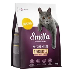 Smilla begrūdis Sterilised su vištiena, sausas maistas katėms, 3 - 4,9 kg — 3 nuotrauka