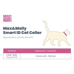 Max&Molly GOTCHA! Smart ID Katės Antkaklis Sailor - spalvingas katės antkaklis su išmaniuoju pakabuku, jūrinis raštas — 2 nuotrauka