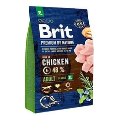 BRIT Premium By Nature Adult Extra Large XL Chicken 3 kg