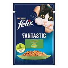 FRISKIES FANTASTIC triušiena drebučiuose  85g kačių drėgnas maistas nuotrauka