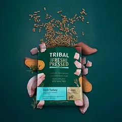 Šalto spaudimo šuniukų maistas su kalakutiena – Tribal Fresh Pressed Puppy Turkey, 5 kg — 3 nuotrauka