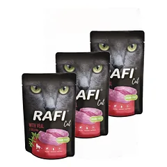 RAFI Cat Adult su veršiena 3x100g