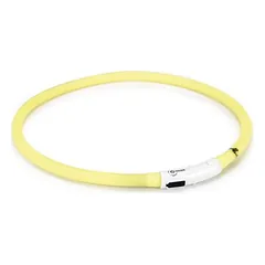 Beeztees Hundehalsband Safety Gear Dogini USB gelb