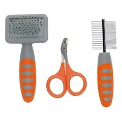 Duvo+ Nager-Pflegeset orange/grau