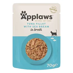 APPLAWS konservai katėms su tunais ir karšiu 70 g