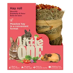Little one šieno ritinėlis graužikams su raudonąja paprika,100 g