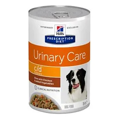 Hills Prescription Diet Urinary Care c/d Multicare Chicken and Vegetable Stew drėgnas maistas šunims, šlapimo takų sistemos problemoms, 354 g
