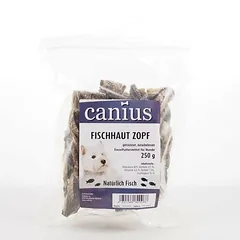 Canius žuvies odos pynė, skanėstai šunims