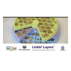 Nina Ottosson Lickin' Layers Level - mokomasis žaidimas ir lėtas šėrimo dubuo šunims, lygis, 2 — 2 nuotrauka