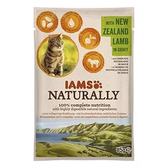 IAMS Naturally Adult konservuotas pašaras katėms su su ėriena 85g