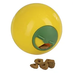 Kerbl Snackball für Katzen gelb