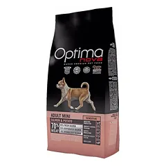 OPTIMA Nova Dog Adult Mini Sensitive Salmon & Potato GF su lašiša ir bulvėmis