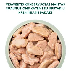 OPTIMEAL konservai suaugusioms katėms su upėtakiu padaže 85g x 12 — 2 nuotrauka