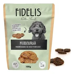 FIDELIS arklienos mėsainiai, skanėstai šunims (100 g)
