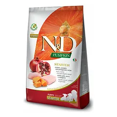 Farmina N&D Dog Pumpkin All Breeds Starter Puppy su vištiena, sausas maistas šunims 2,5 kg — 2 nuotrauka