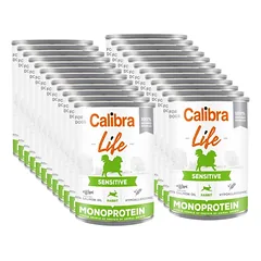 CALIBRA Dog Life Sensitive Triušis 24x400g