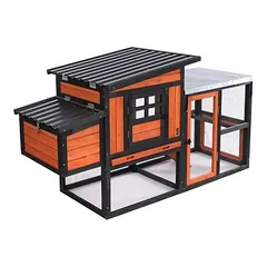 TIAKI medinė vištidė, L 182 x B 71,8 x H 98,5 cm (2 pakuotės*) — 4 nuotrauka