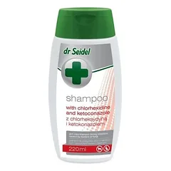 Dr. Seidel šampūnas su chlorheksidinu ir ketokonazolu 220ml