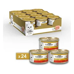 Gourmet Gold Mousse drėgnas maistas katėms 24 x 85 g, 80 - 99 g — 4 nuotrauka