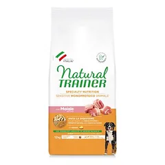 Natural Trainer Sensitive Adult Medium & Maxi su kiauliena, sausas maistas šunims — 3 nuotrauka