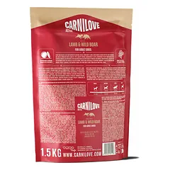 Carnilove Dog Active Adult su ėriena ir šerniena, sausas maistas šunims 1,5 kg — 2 nuotrauka