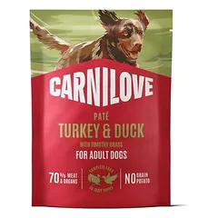 Carnilove Dog Adult paštetas su kalakutiena ir antiena bei motiejuku, drėgnas maistas šunims 300 g